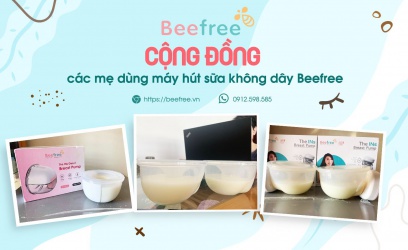 Tham gia Cộng đồng các mẹ dùng máy hút sữa không dây Beefree để không bỏ lỡ các tips hay nuôi con sữa mẹ